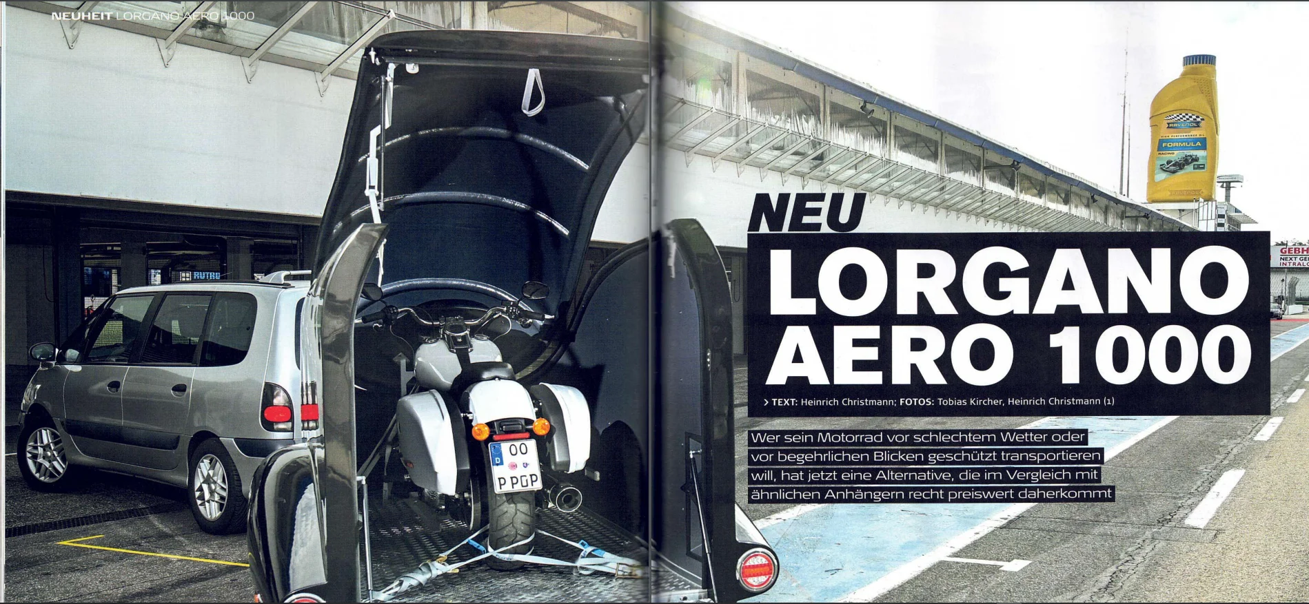 Probefahrt Anhänger